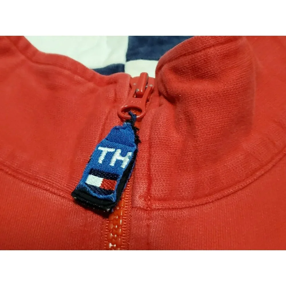Vintage Tommy Hilfiger‎ 1/4 Zip Sweater Men's Size Small S 1990s